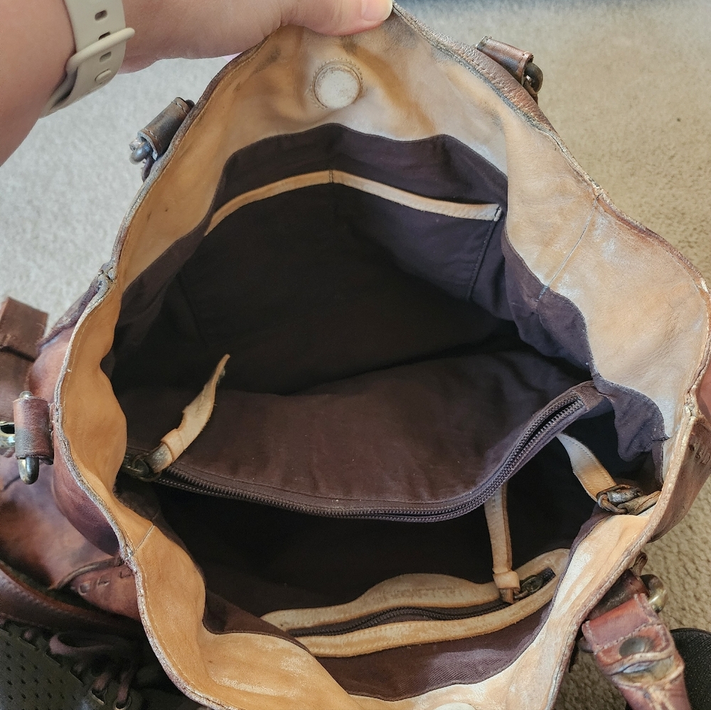 Bed Stu Brown Leather Bag - Picture 4 of 12